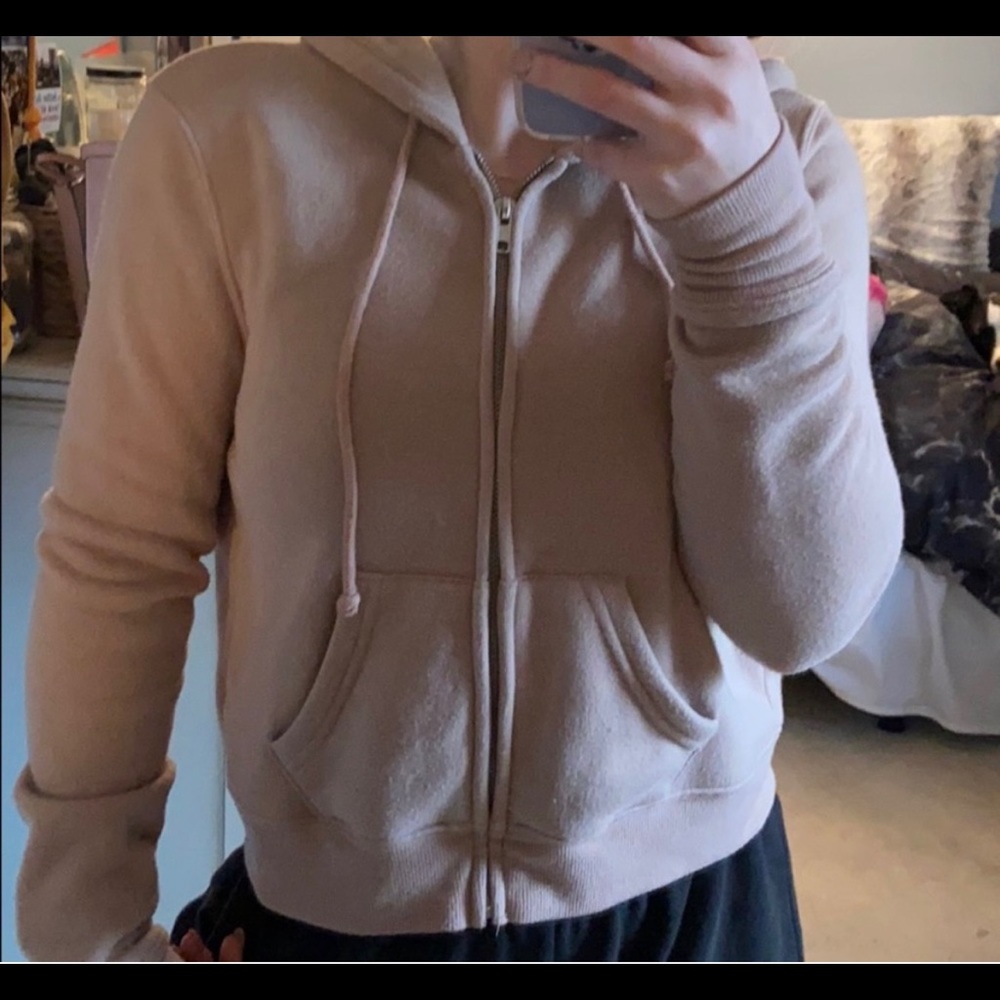 Tan cropped jacket